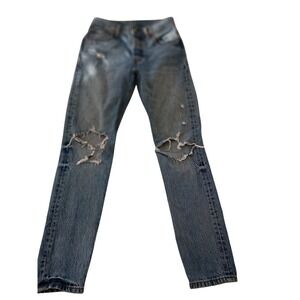 Levi's 710 Super Skinny Jeans Dark Wash Stretch Denim Women 27x29